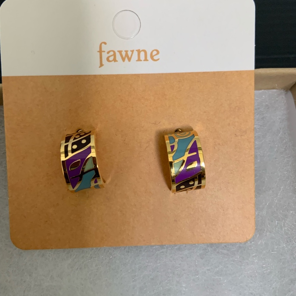 Colorful earrings NWT